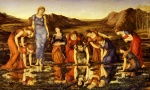 Edward Burne Jones  - Peintures - Le Miroir de Vénus