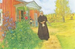 Carl Larsson  - Peintures - Père et mère