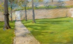 William Merritt Chase - Peintures - Un peu de soleil