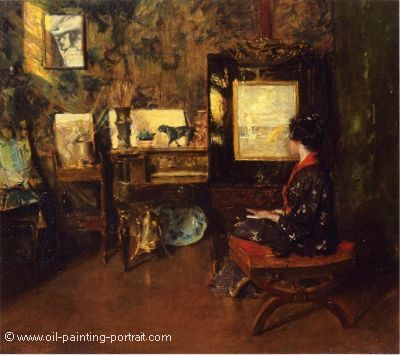Alice in the Shinecock Studio