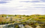 William Merritt Chase - Peintures - Le long du chemin à Shinnecock