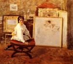 William Merritt Chase - paintings - Did You Speak to me