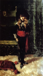 William Merritt Chase  - paintings - Elsie Leslie Lyde as Little Fauntleroy