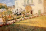William Merritt Chase  - Peintures - Villa de Florence