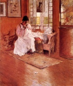 William Merritt Chase  - paintings - For the Little One