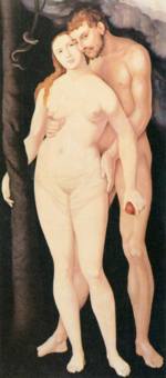 Hans Baldung - paintings - Adam and Eve
