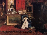 William Merritt Chase  - Peintures - Intérieur de l´atelier de l´artiste