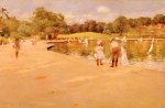 William Merritt Chase  - paintings - Lillputian Boat Lake