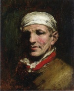 William Merritt Chase  - Peintures - Homme avec turban