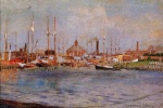 William Merritt Chase  - Peintures - Près de Bay Ridge