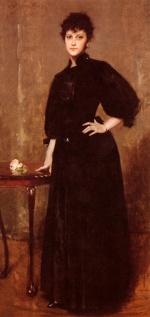 William Merritt Chase  - Bilder Gemälde - Portrait