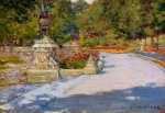 William Merritt Chase  - Peintures - Le parc Prospect