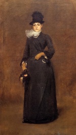 William Merritt Chase  - paintings - Ready for a Walk Beatrice Clough Bachmann