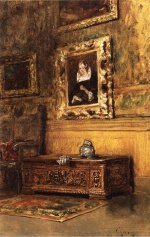William Merritt Chase  - paintings - Studio Inerior