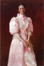 William Merritt Chase  - Peintures - Portrait de Mme Robert P. McDougal