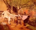 William Merritt Chase  - Peintures - Soleil et ombre