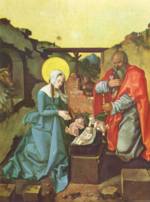 Hans Baldung - paintings - Geburt Christi