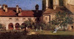 William Merritt Chase  - paintings - The Monastery