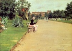 William Merritt Chase  - Peintures - Le parc