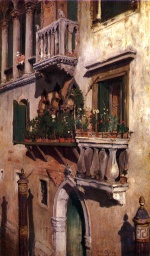 William Merritt Chase  - Peintures - Venise