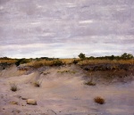 William Merritt Chase  - Peintures - Congères de sable à Long Island