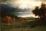 Albert Bierstadt - Bilder Gemälde - Autumn Landscape (The Catskills)