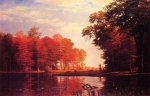 Albert Bierstadt - Bilder Gemälde - Autumn Woods
