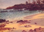 Albert Bierstadt - Peintures - Crique de Bahama 