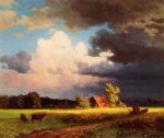 Albert Bierstadt - Peintures - Paysage de Bavière