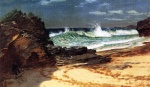Albert Bierstadt - Peintures - Plage à Nassau
