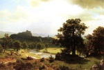 Albert Bierstadt  - paintings - Days Beginning
