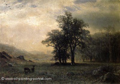 Deer in a Landscape