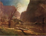 Albert Bierstadt  - Peintures - Vallée de Hatch Hatchy en Californie