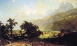 Albert Bierstadt  - Peintures - Lac des Quatre Cantons