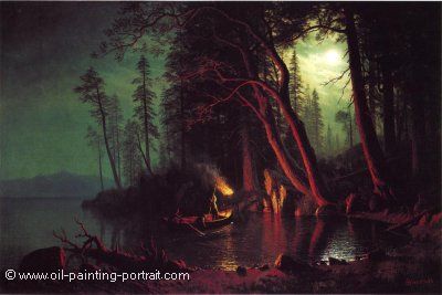 Lake Tahoe Spearing Fish by Torchlight