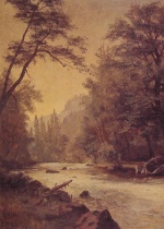 Albert Bierstadt  - paintings - Lower Yosemite Valley