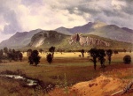 Albert Bierstadt  - Peintures - Montagnes dans le New Hampshire