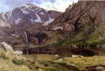 Albert Bierstadt  - paintings - Mountain Lake