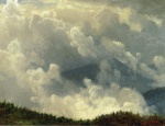 Albert Bierstadt  - paintings - Mountain Mist