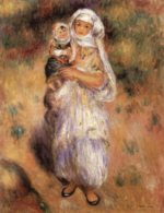 Pierre Auguste Renoir - paintings - Algerierin mit Kind