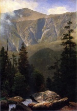 Albert Bierstadt  - paintings - Mountainous Landscape