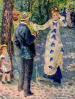 Pierre Auguste Renoir - Peintures - Sur la balançoire