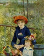 Pierre Auguste Renoir - paintings - Two Sisters on the Terrace
