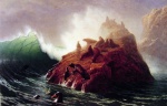 Albert Bierstadt  - Peintures - Seal Rock