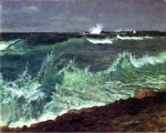Albert Bierstadt  - paintings - Seascape