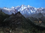 Albert Bierstadt  - Peintures - Sierra Nevada