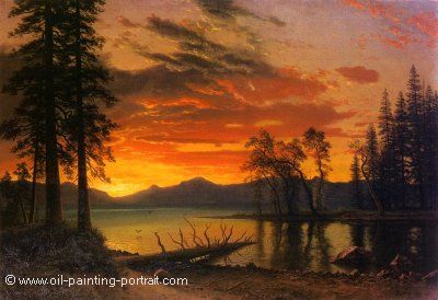 Sunset over the River