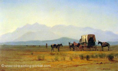Surveyors Wagon in the Rockies