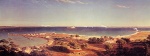 Albert Bierstadt  - Peintures - Le bombardement de Fort Sumter