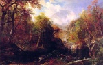 Albert Bierstadt  - Peintures - Le lac émeraude